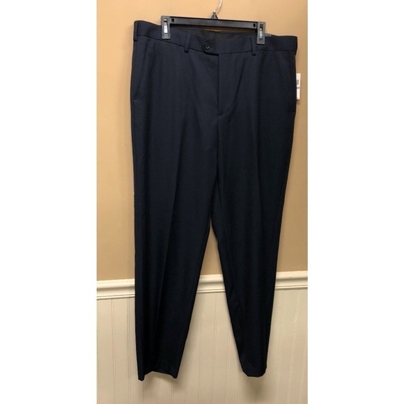 Izod Metrixfit Straight Leg Blue Lightweight Dress Pant Size 38x32 NWT - Picture 1 of 5